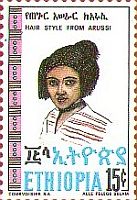 [postzegel haardracht Ethiopi]